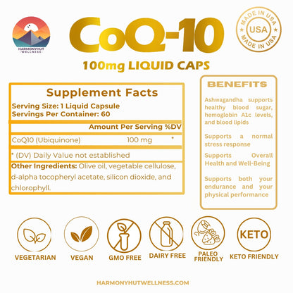 CoQ10 100mg Liquid Caps